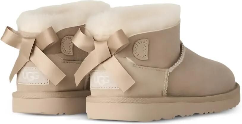 UGG Kids Bailey Bow suède laarzen Beige - Foto 2