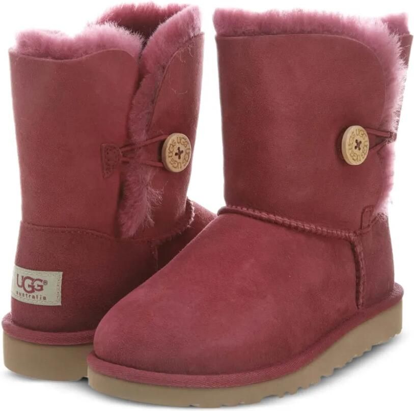 UGG Kids Bailey laarzen met knoop Rood - Foto 2