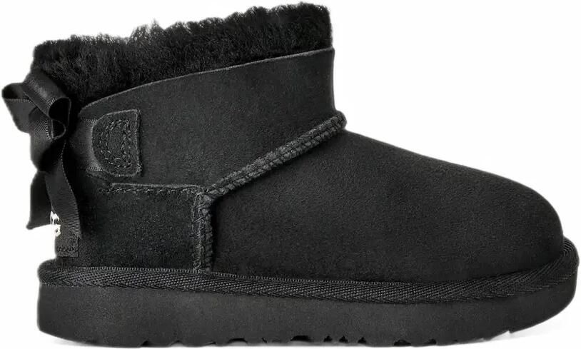 UGG Kids Enkellaarzen met strik-detail Zwart - Foto 2