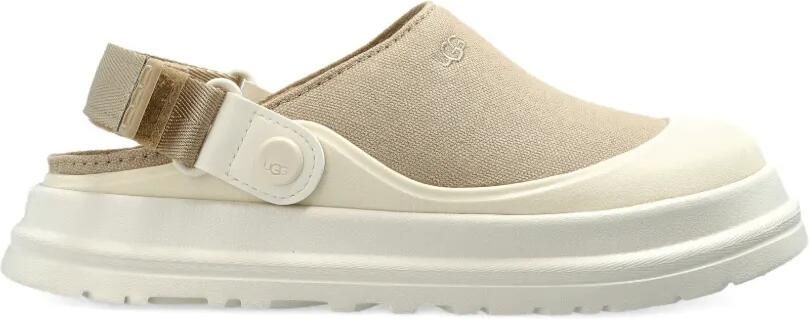 UGG Kids Canvas klompen met bandje Beige
