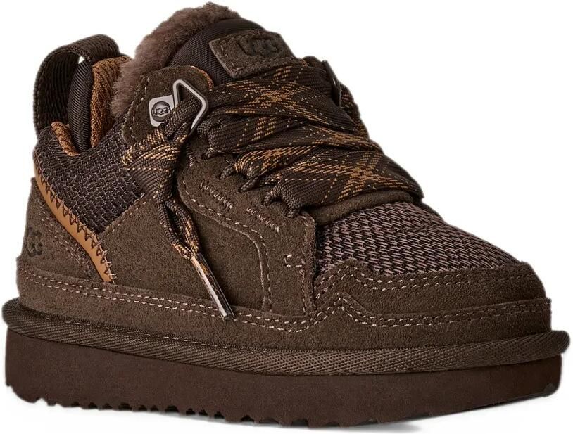 UGG Kids checked-lace low-top sneakers Bruin