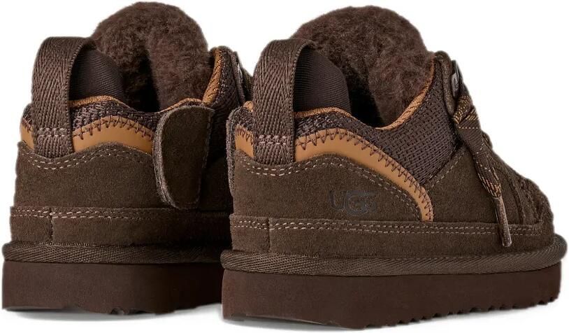 UGG Kids checked-lace low-top sneakers Bruin - Foto 3
