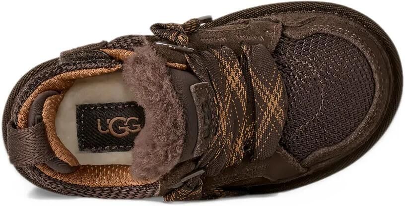 UGG Kids checked-lace low-top sneakers Bruin - Foto 4