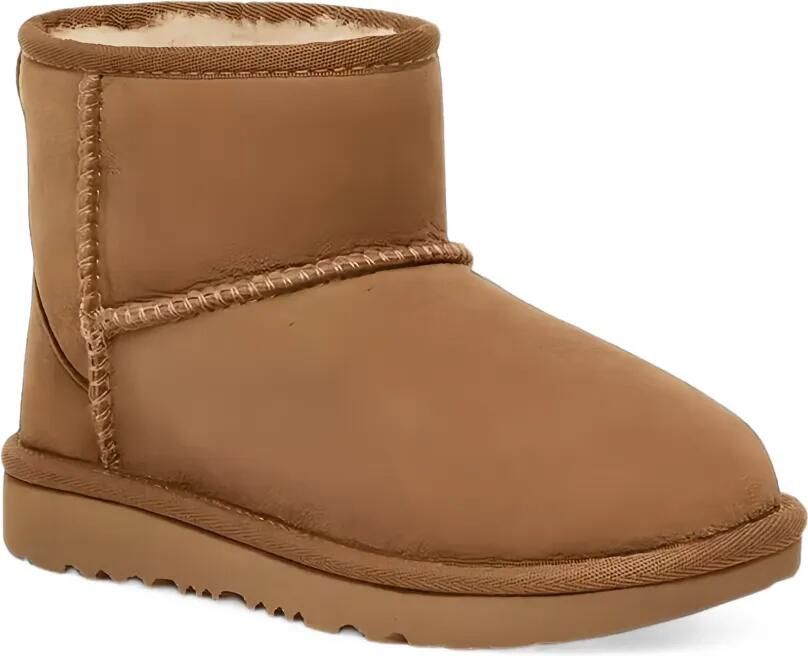 UGG Kids Classic Mini II lammy enkellaarzen Bruin