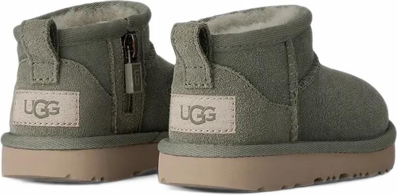 UGG Kids Classic Ultra Mini ankle boots Groen - Foto 5