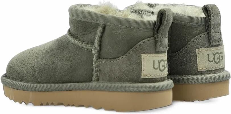 UGG Kids Classic Ultra Mini ankle boots Groen - Foto 4