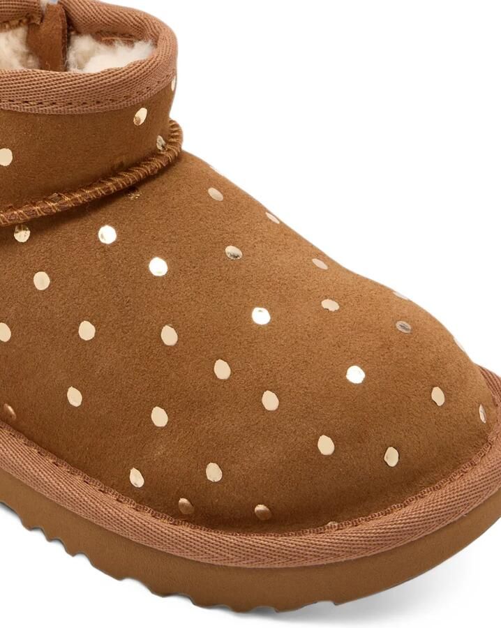 UGG Kids Classic Ultra Mini polka-dot boots Bruin - Foto 2