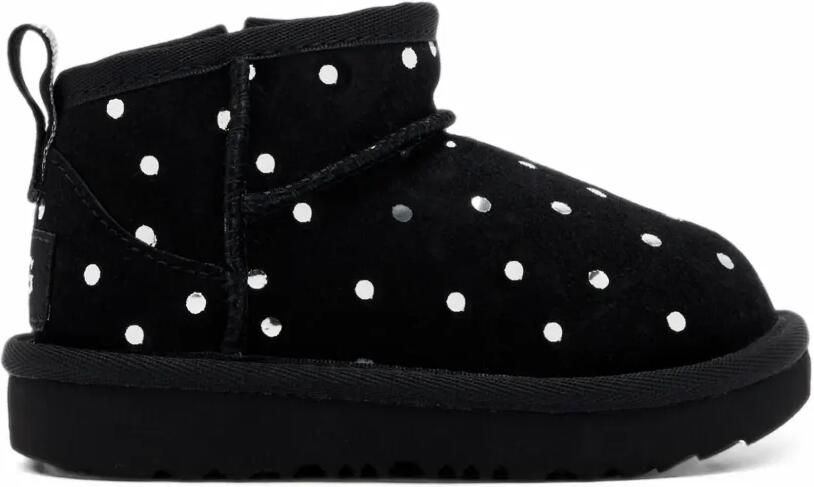 UGG Kids Classic Ultra Mini shiny-dot boots Zwart - Foto 4