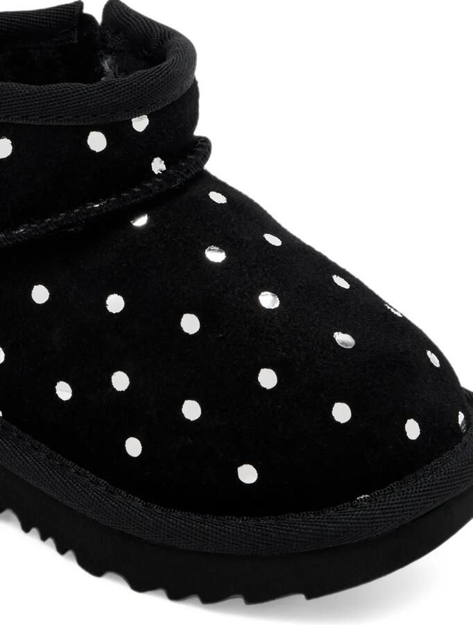 UGG Kids Classic Ultra Mini shiny-dot boots Zwart - Foto 2