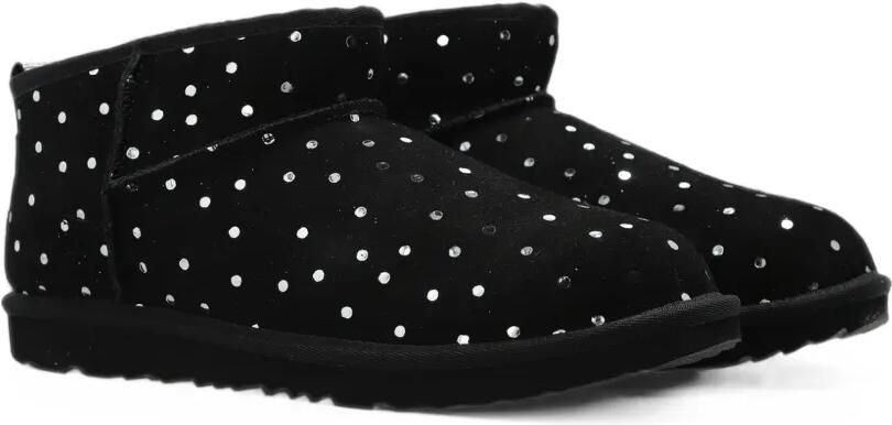 UGG Kids Classic Ultra Mini Shiny Dots ankle boots Zwart