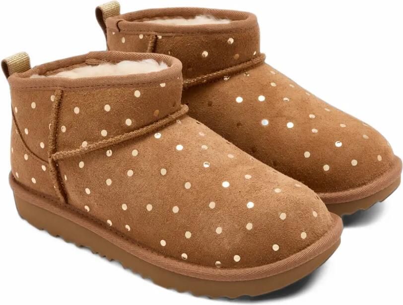 UGG Kids Classic Ultra Mini shiny dots boots Bruin