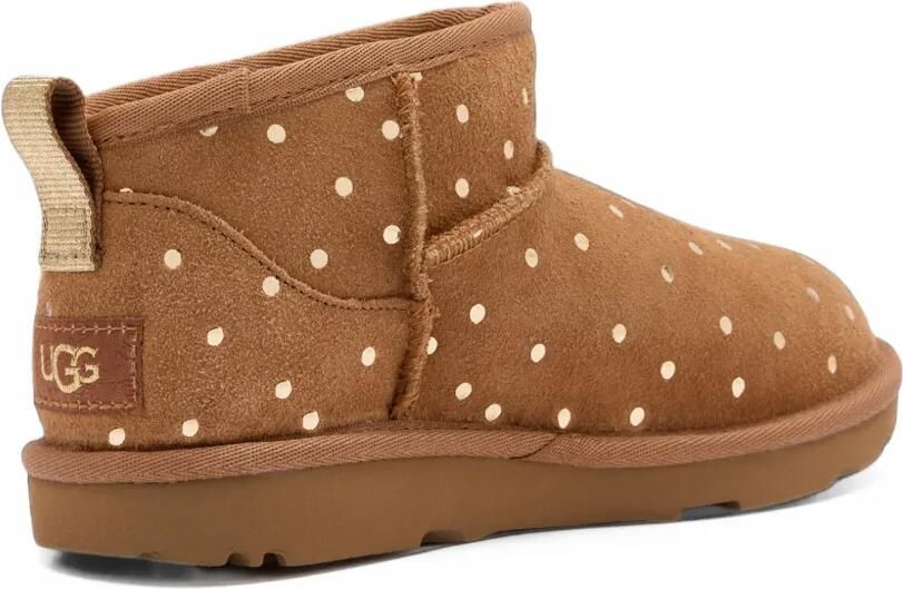 UGG Kids Classic Ultra Mini shiny dots boots Bruin - Foto 3