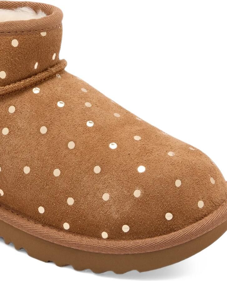 UGG Kids Classic Ultra Mini shiny dots boots Bruin - Foto 2