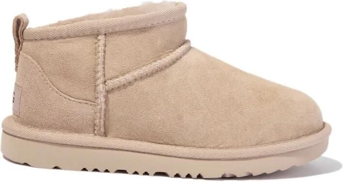 UGG Kids Classic Ultra Mini suède laarzen Beige