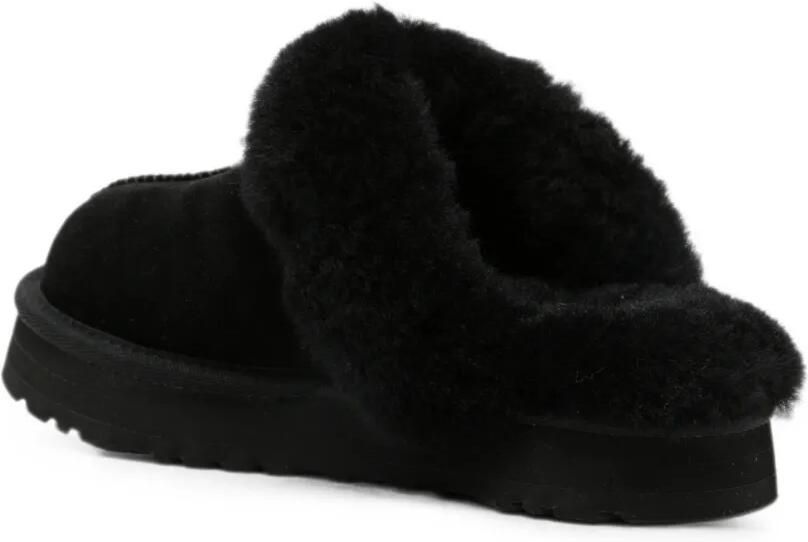 UGG Kids Disquette suède slippers Zwart - Foto 2