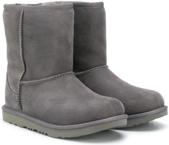 UGG Kids Enkellaarzen met textuur Grijs