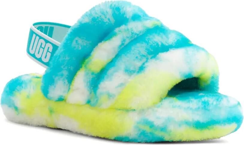 UGG Kids Fluff Yeah slippers Blauw