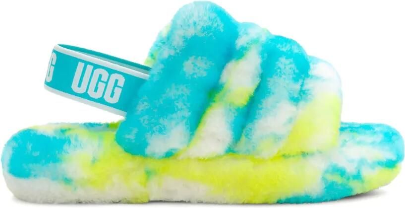 UGG Kids Fluff Yeah slippers Blauw - Foto 2
