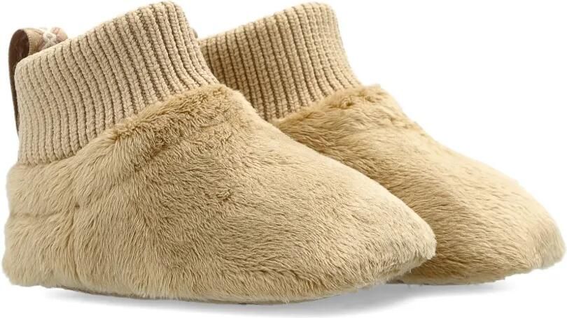 UGG Kids Geribbelde laarzen van imitatiebont Beige
