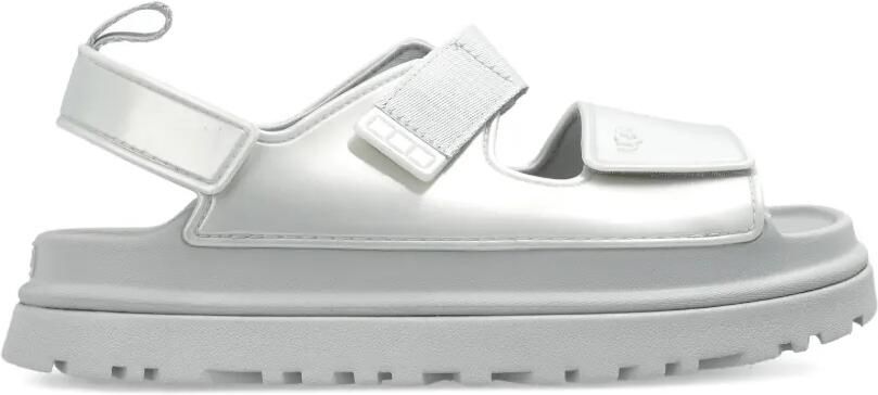 UGG Kids GoldenGlow sandalen met klittenband Zilver