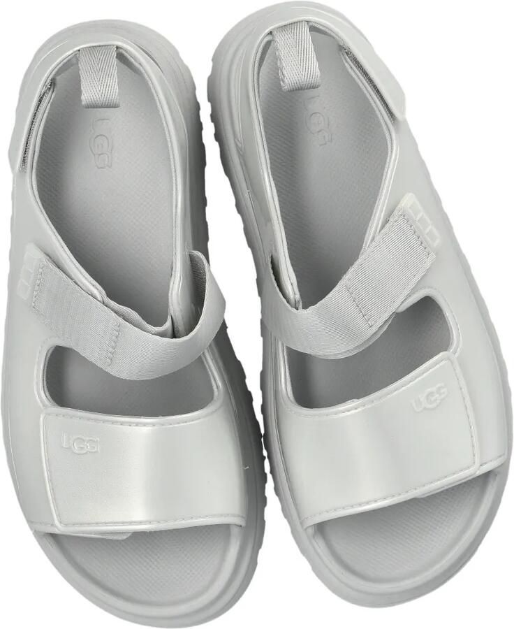 UGG Kids GoldenGlow sandalen met klittenband Zilver - Foto 3