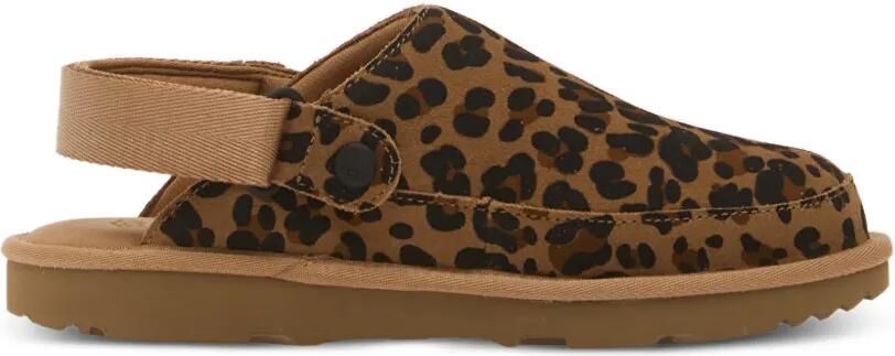 UGG Kids Goldenstar klompen met luipaardprint Bruin