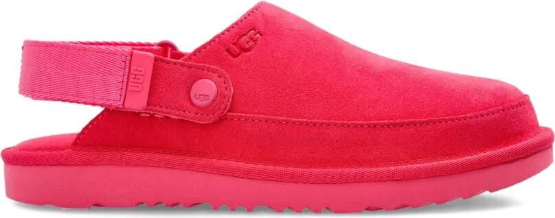 UGG Kids Goldenstar suède slingback klompen Roze