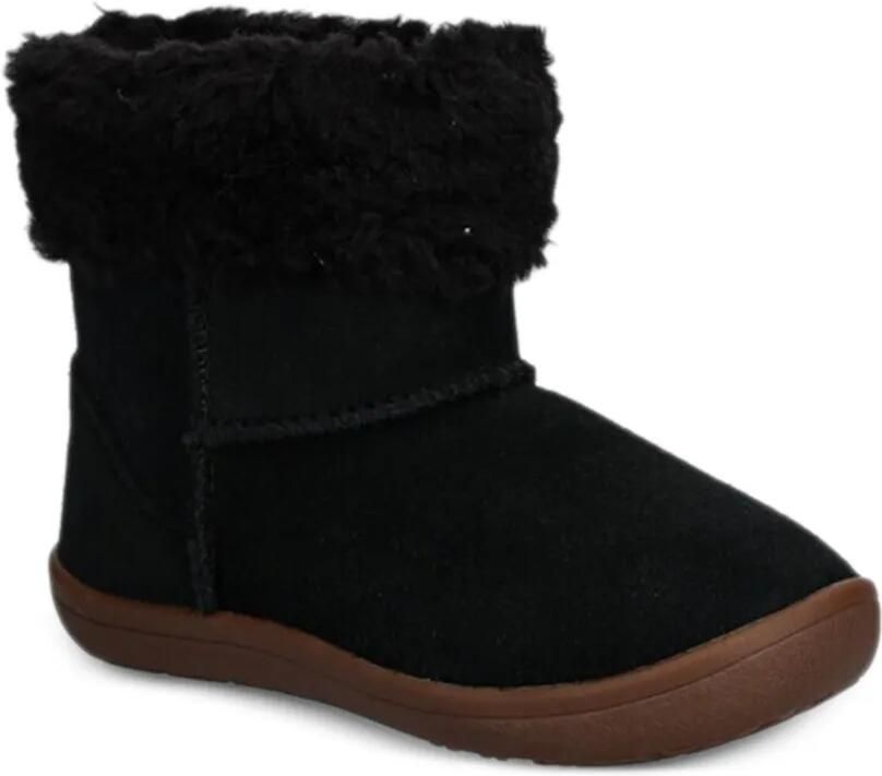 UGG Kids Laarzen met afwerking van bont Zwart