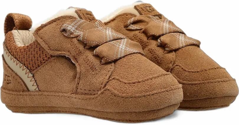 UGG Kids Lowmel leather pre-walkers Bruin