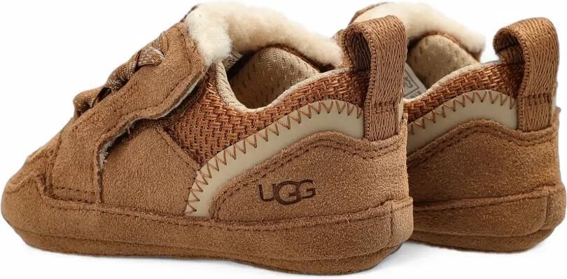 UGG Kids Lowmel leather pre-walkers Bruin - Foto 4