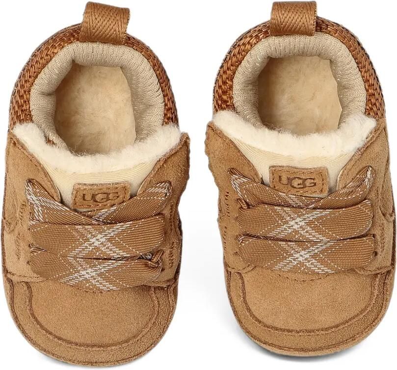 UGG Kids Lowmel leather pre-walkers Bruin - Foto 2