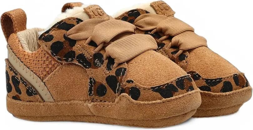 UGG Kids Lowmel sneakers met luipaardprint Beige