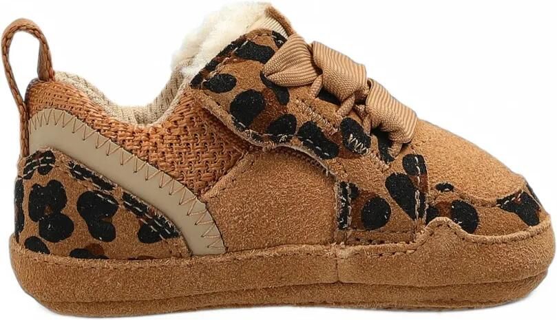 UGG Kids Lowmel sneakers met luipaardprint Beige - Foto 3