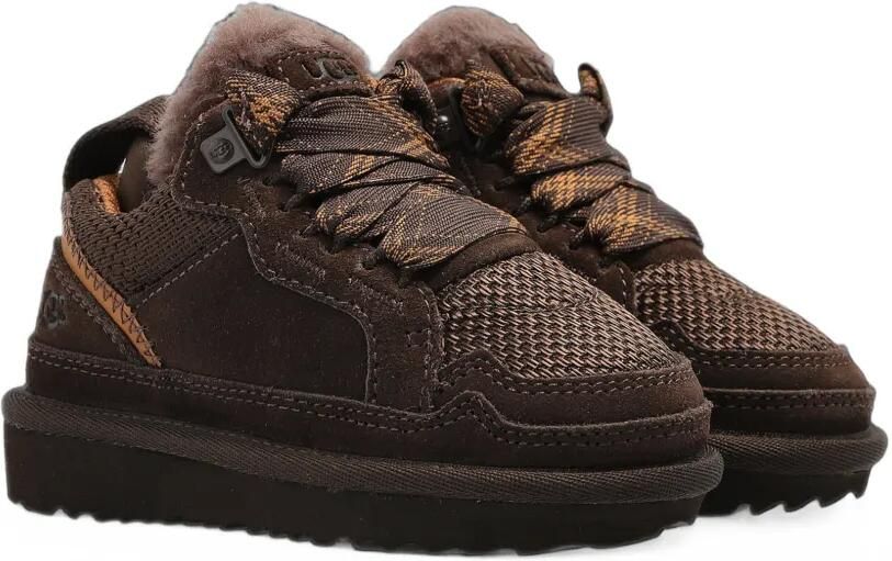 UGG Kids Lowmel sneakers met vlakken Bruin