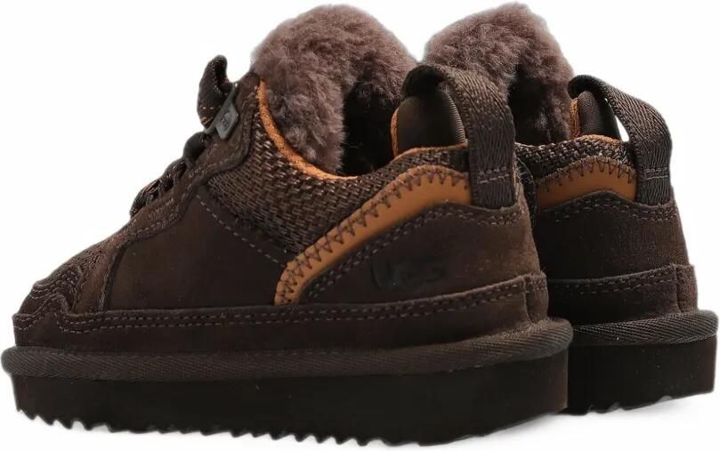 UGG Kids Lowmel sneakers met vlakken Bruin - Foto 4