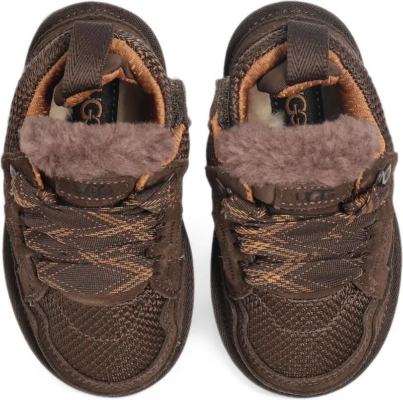 UGG Kids Lowmel sneakers met vlakken Bruin - Foto 2