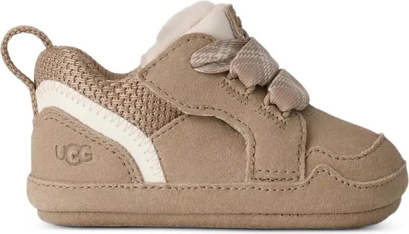 UGG Kids Baby Lowmel suède sneakers Beige - Foto 3