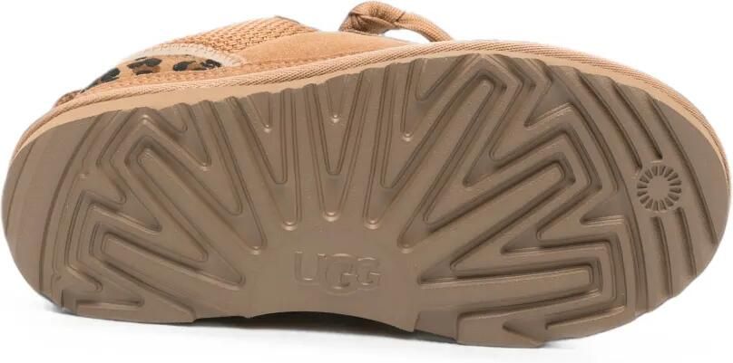 UGG Kids Lowmel sneakers met luipaardprint Bruin - Foto 3