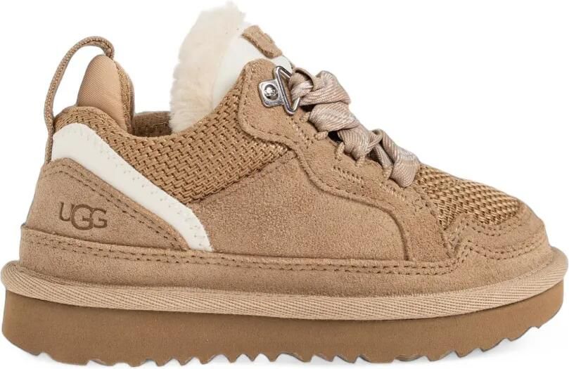 UGG Kids Lowmel suède sneakers Beige - Foto 2