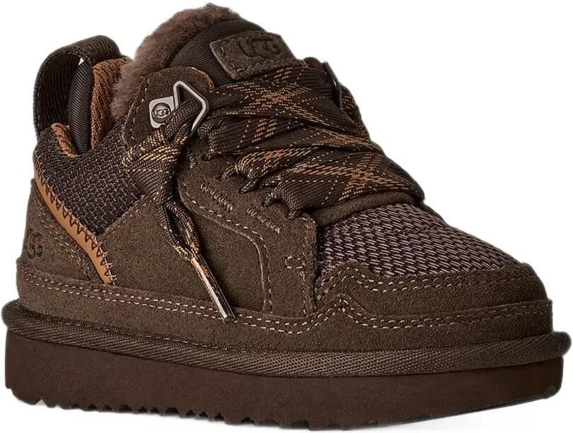 UGG Kids Lowmwl suede panelled sneakers Bruin - Foto 2
