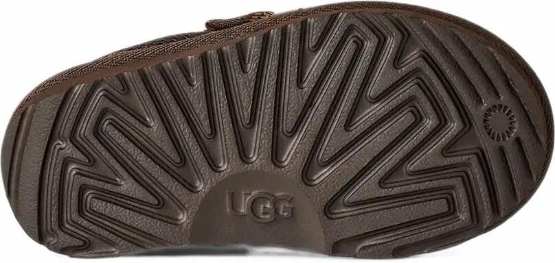 UGG Kids Lowmwl suede panelled sneakers Bruin - Foto 5