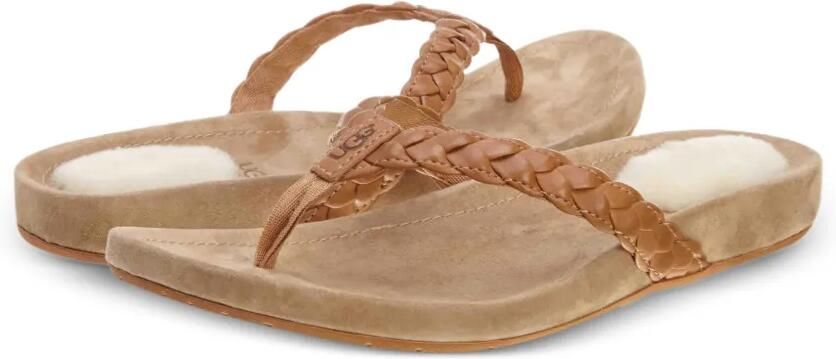 UGG Kids McKenzey gevlochten sandalen Bruin