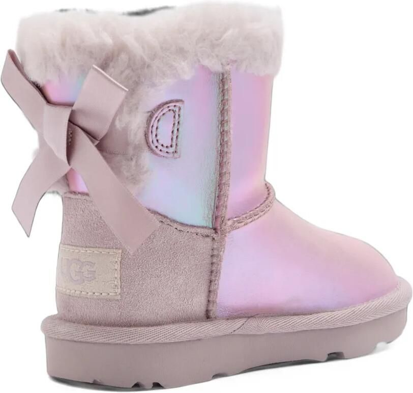 UGG Kids Mini Bailey Bow II Frosted ankle boots Paars - Foto 2
