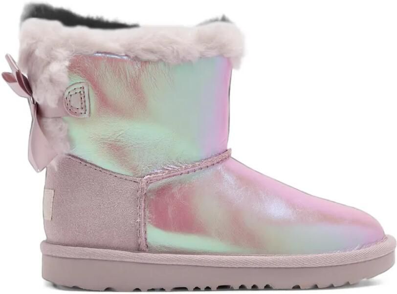UGG Kids Mini Bailey Bow II Frosted ankle boots Paars