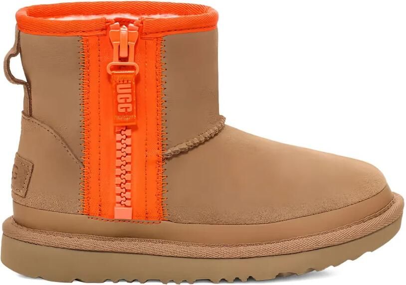 UGG Kids Mini Zipper Tape laarzen Beige