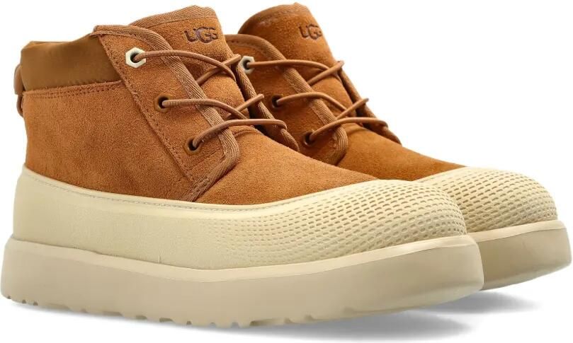 UGG Kids Neumel veterlaarzen met vlakken Bruin