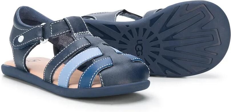 UGG Kids Sandalen met colourblocking Blauw - Foto 3