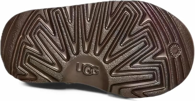 UGG Kids Lammy enkellaarzen met overlockstiksels Bruin - Foto 4