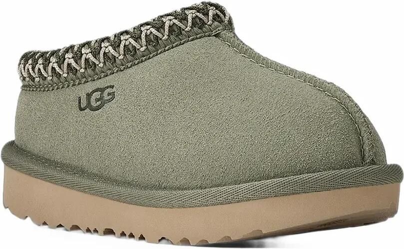 UGG Kids Tas II embroidered slippers Groen - Foto 2