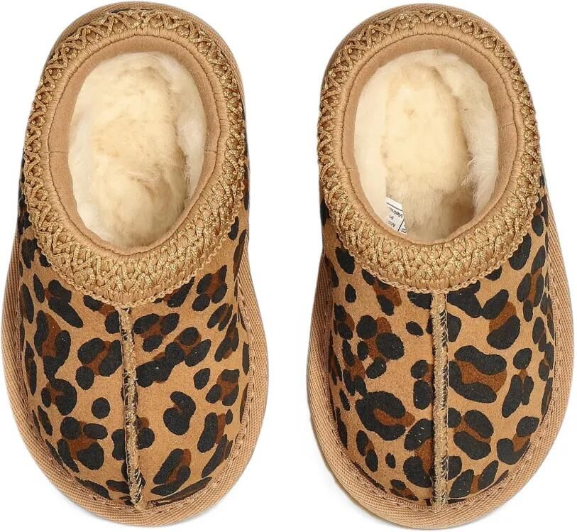UGG Kids Tas II slippers met luipaard-print Bruin - Foto 2